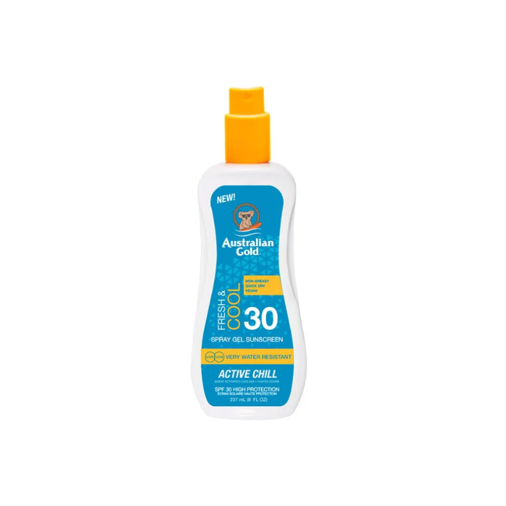 Australian Gold Fresh & Cool Spray Gel Sunscreen SPF30 237 ml