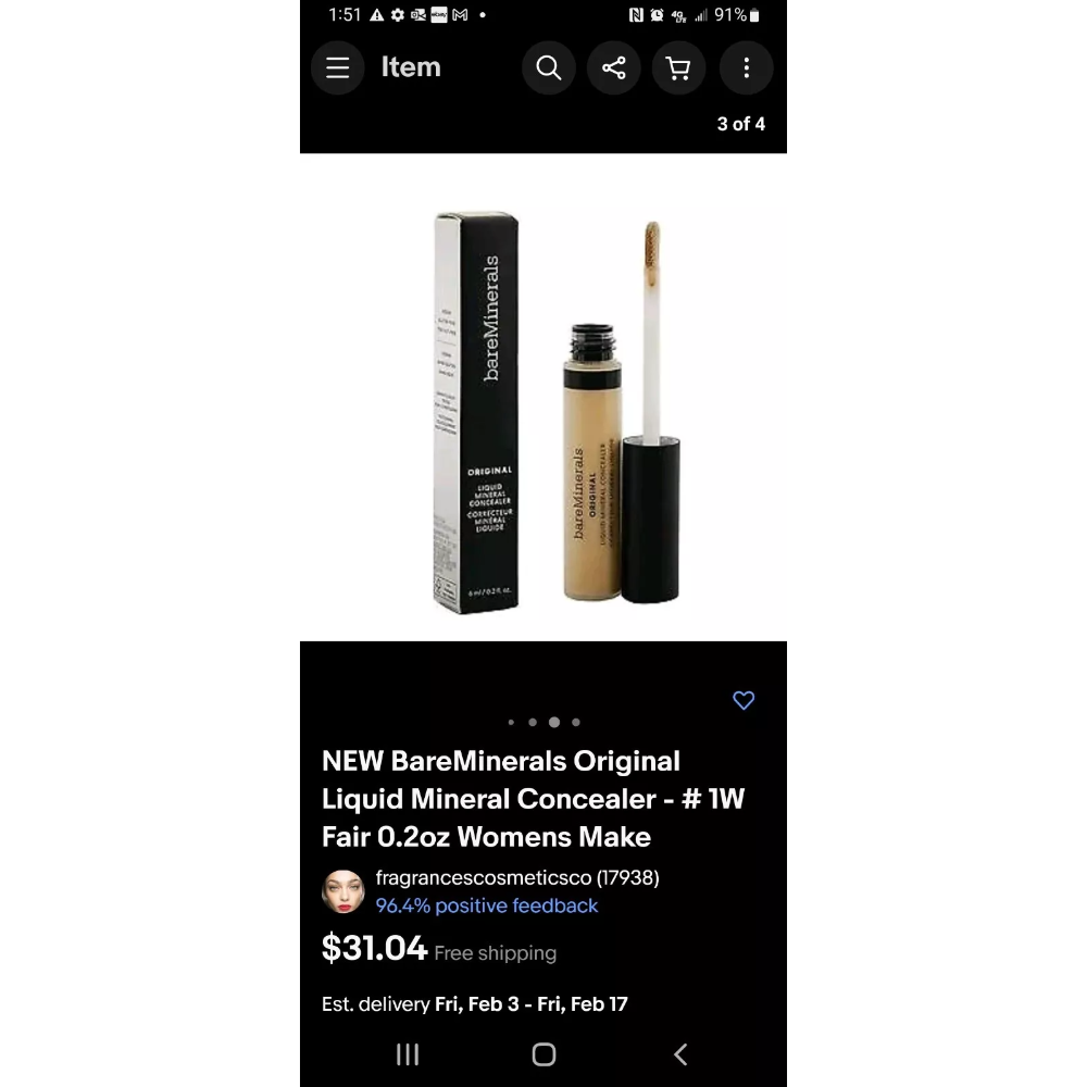 BareMinerals Original Liquid Mineral Concealer