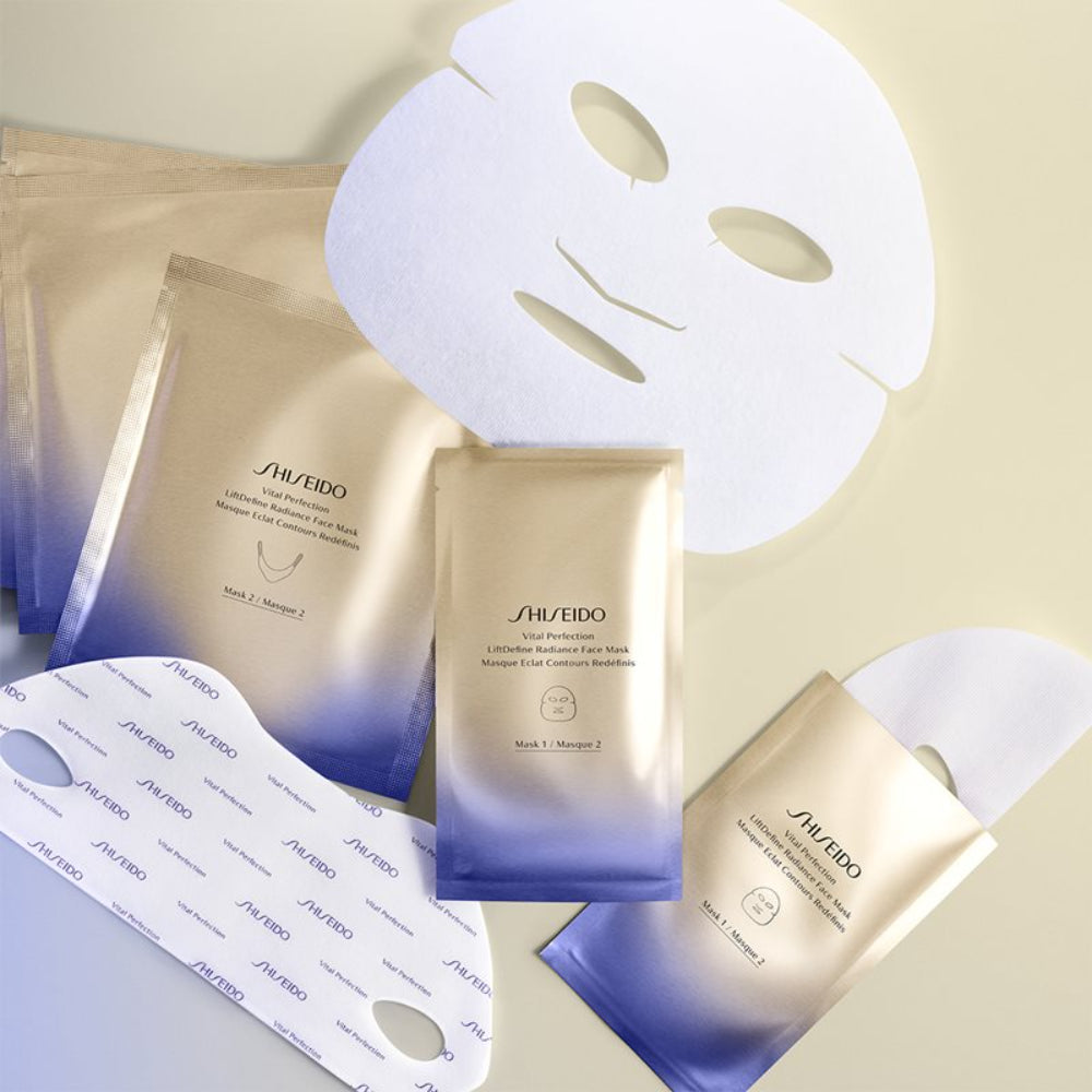 Shiseido Vital Perfection LiftDefine Radiance Face Mask Set 6 pieces